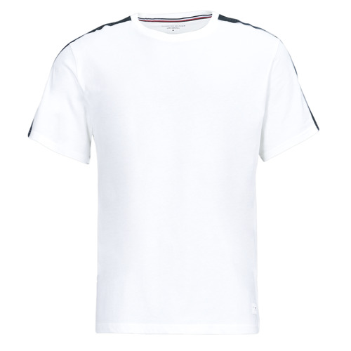 tekstylia Męskie T-shirty z krótkim rękawem Tommy Hilfiger SS TEE LOGO Biały