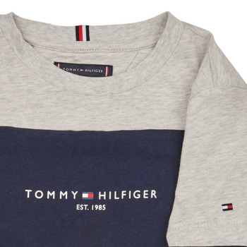 Tommy Hilfiger ESSENTIAL COLORBLOCK TEE S/S Szary