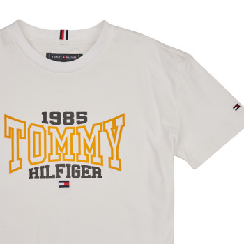 Tommy Hilfiger TOMMY 1985 VARSITY TEE S/S Biały