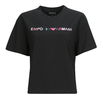 tekstylia Damskie T-shirty z krótkim rękawem Emporio Armani 6R2T7S Czarny
