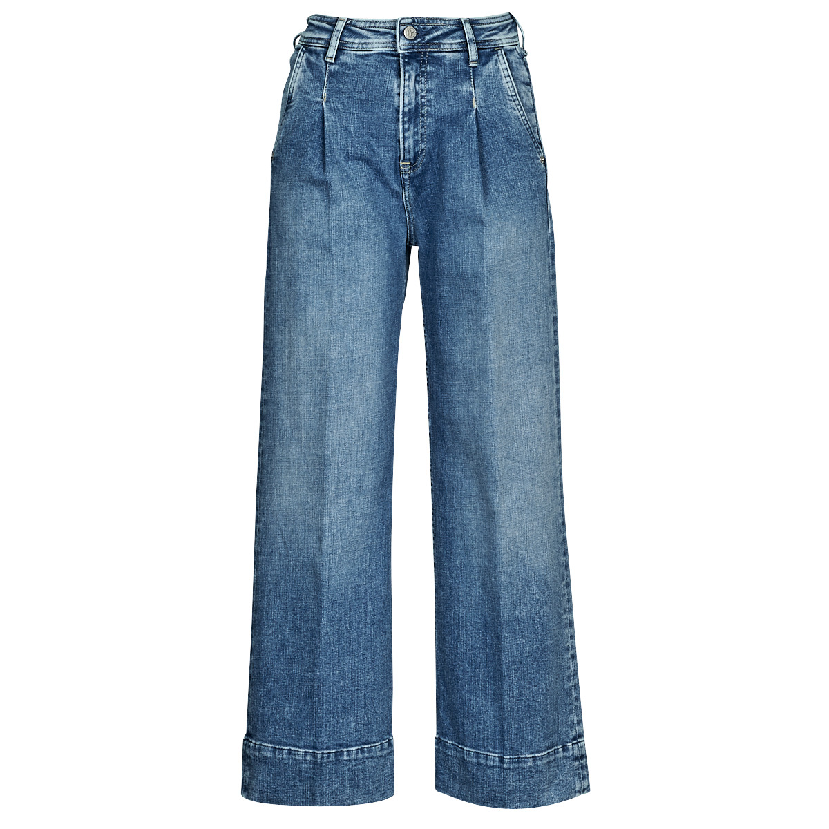 tekstylia Damskie Jeans flare / rozszerzane  Pepe jeans LUCY Niebieski