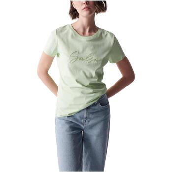 tekstylia Męskie T-shirty z krótkim rękawem Salsa  Zielony