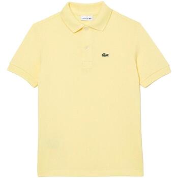 tekstylia Chłopiec T-shirty z krótkim rękawem Lacoste  Żółty