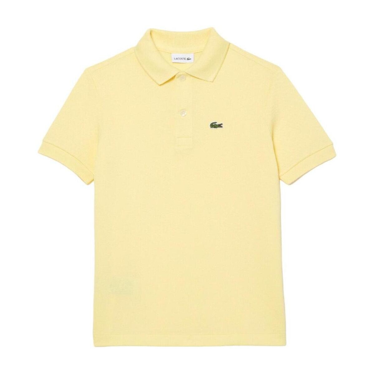 tekstylia Chłopiec T-shirty z krótkim rękawem Lacoste  Żółty