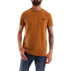 tekstylia Męskie T-shirty z krótkim rękawem Timberland TB0A2BPRP471 Pomarańczowy