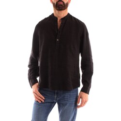 tekstylia Męskie Koszule z długim rękawem Blauer 23SBLUS01344 Czarny