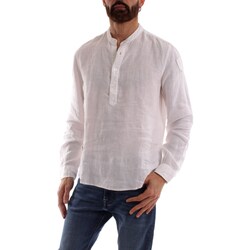 tekstylia Męskie Koszule z długim rękawem Blauer 23SBLUS01344 Biały