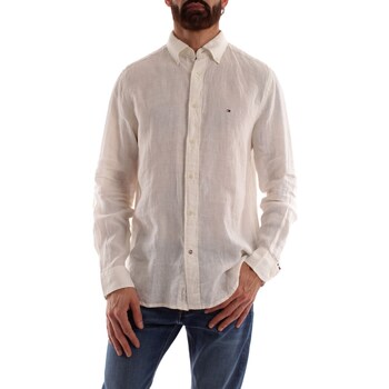 tekstylia Męskie Koszule z długim rękawem Tommy Hilfiger MW0MW30897 Biały