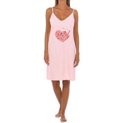tekstylia Damskie Piżama / koszula nocna Kisses&Love KL45208 Różowy