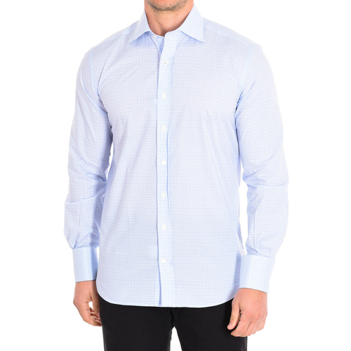 tekstylia Męskie Koszule z długim rękawem CafÃ© Coton CHARME3-77HDC Biały