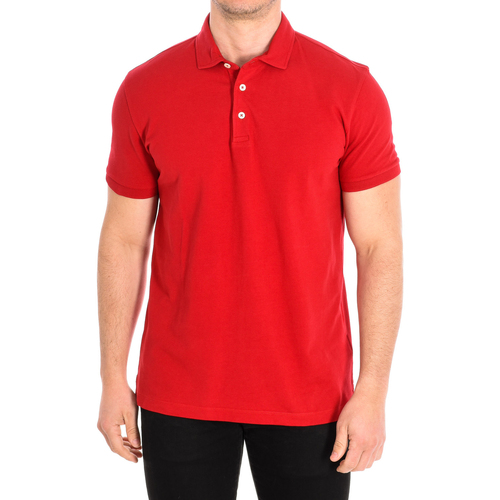 tekstylia Męskie Koszulki polo z krótkim rękawem CafÃ© Coton RED-POLOSMC Czerwony