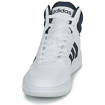 Adidas Sportswear HOOPS 3.0 MID Biały / Marine / Czerwony