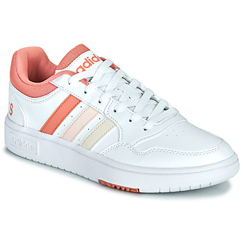Buty Damskie Trampki niskie Adidas Sportswear HOOPS 3.0 W Biały / Różowy
