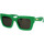 Zegarki & Biżuteria  Damskie okulary przeciwsłoneczne Bottega Veneta Occhiali da Sole  BV1212S 003 Zielony