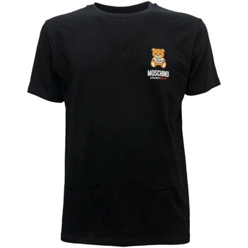 tekstylia Damskie T-shirty z krótkim rękawem Moschino 231V1A07844410 Czarny