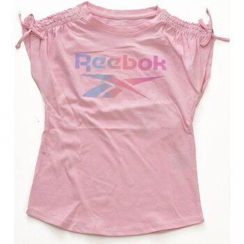 tekstylia Dziecko T-shirty i Koszulki polo Reebok Sport H4806RG Różowy