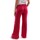 tekstylia Damskie Spodnie z lejącej tkaniny / Alladynki Manila Grace P219VU Różowy