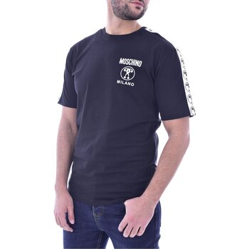 tekstylia Męskie T-shirty z krótkim rękawem Moschino ZPJ0708 2041 Czarny