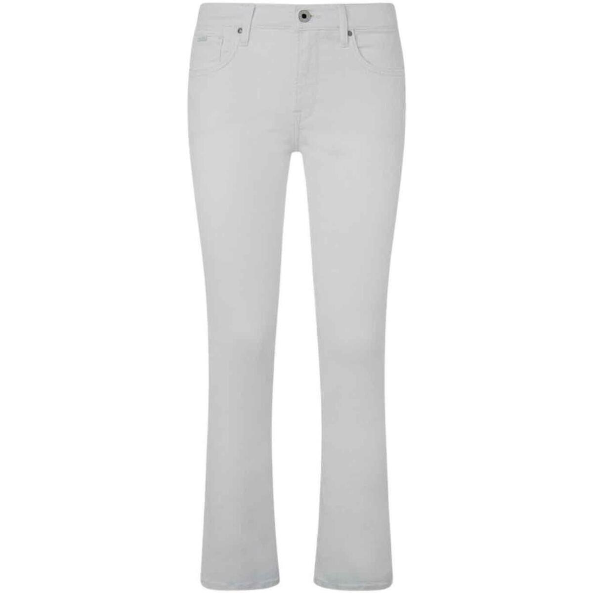 tekstylia Damskie Jeansy Pepe jeans  Biały