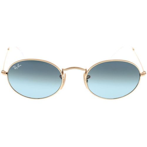 Zegarki & Biżuteria  okulary przeciwsłoneczne Ray-ban Occhiali da Sole  Oval RB3547 001/3M Złoty