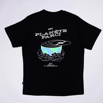 Farci Planete tee shirt Czarny