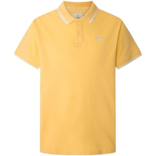 tekstylia Męskie T-shirty z krótkim rękawem Pepe jeans  Żółty