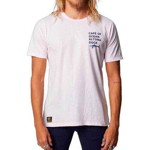 tekstylia Męskie T-shirty z krótkim rękawem Altonadock  Różowy