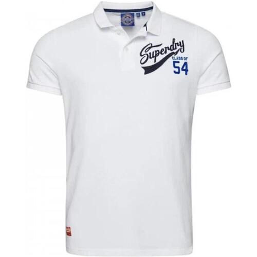 tekstylia Męskie T-shirty z krótkim rękawem Superdry  Biały