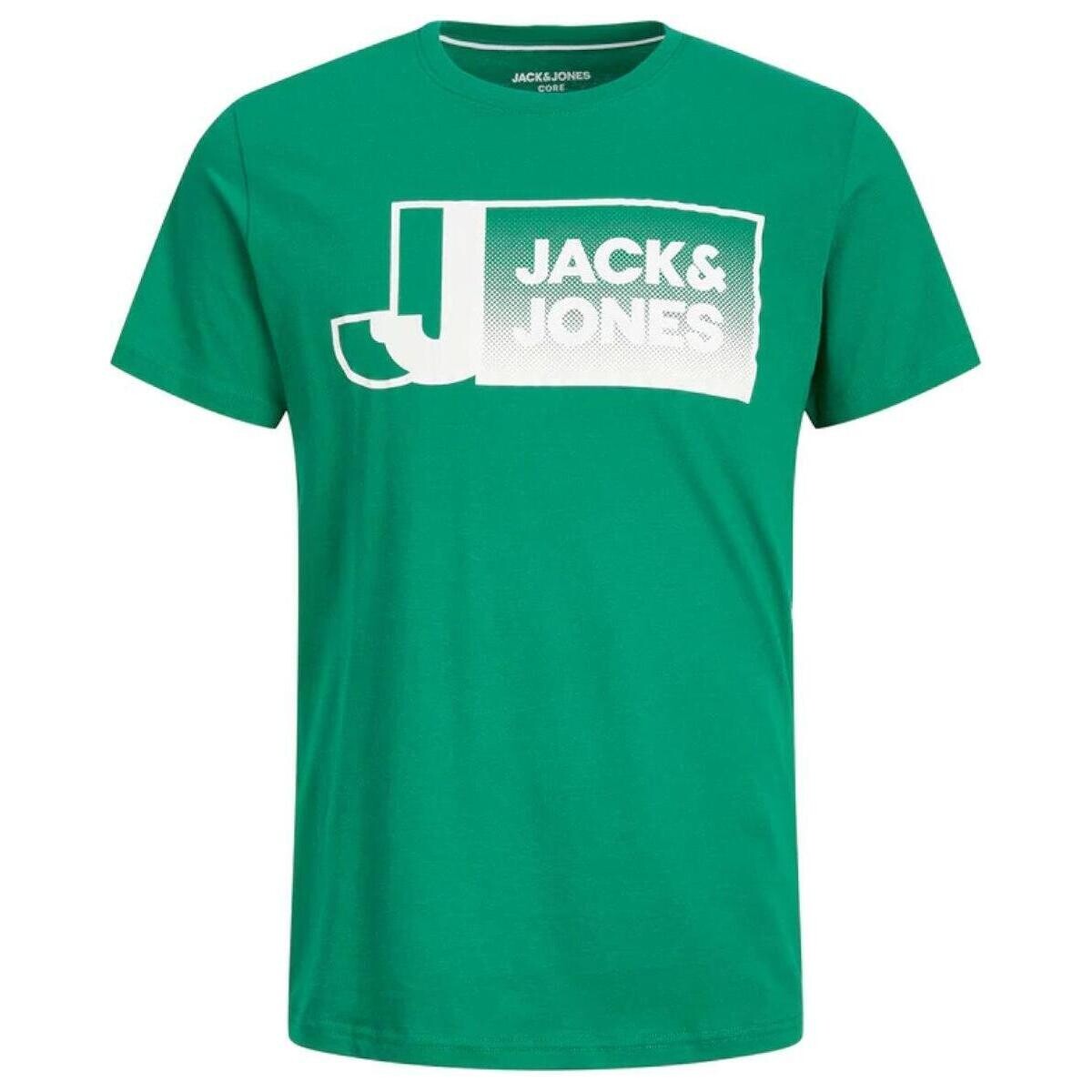 tekstylia Chłopiec T-shirty z krótkim rękawem Jack & Jones  Zielony