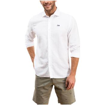 tekstylia Męskie Koszule z długim rękawem Scotta  Biały