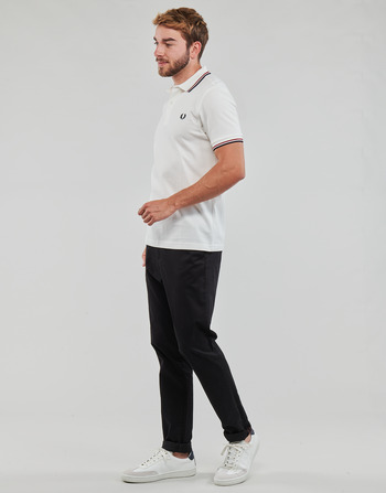 Fred Perry TWIN TIPPED FRED PERRY SHIRT Biały