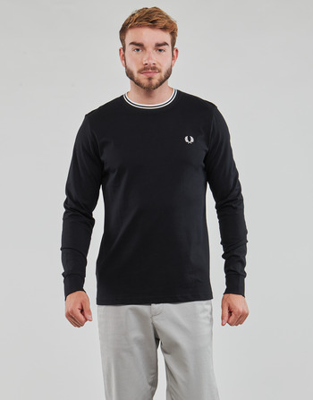 Fred Perry TWIN TIPPED T-SHIRT Czarny
