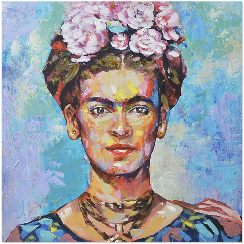 Dom Obrazy Signes Grimalt Frida Woman Table Niebieski