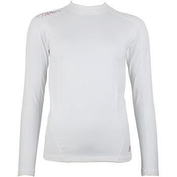 tekstylia Damskie T-shirty z długim rękawem Peak Mountain Top technique femme ANABI Biały