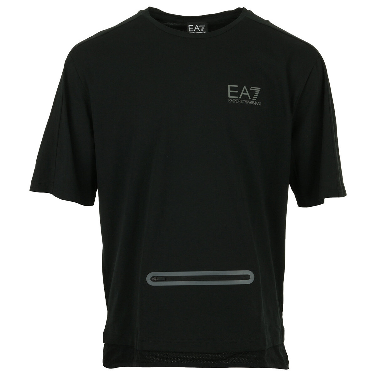 tekstylia Męskie T-shirty z krótkim rękawem Emporio Armani Train City Explorer Tee Czarny
