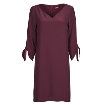 tekstylia Damskie Sukienki krótkie Esprit dress matt shin Bordeaux