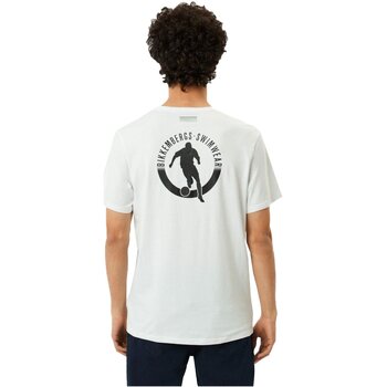 tekstylia Męskie T-shirty z krótkim rękawem Bikkembergs BKK2MTS01 Biały