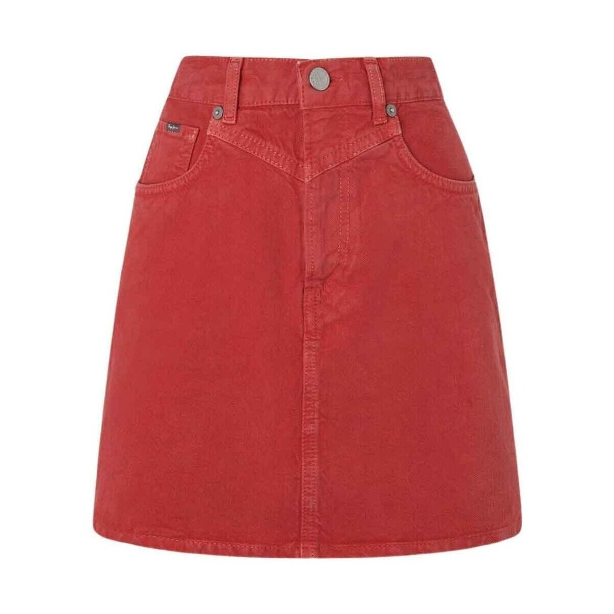 tekstylia Damskie Spódnice Pepe jeans  Czerwony