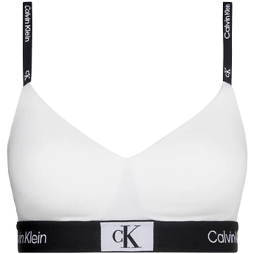 Bielizna Damskie Slipy Calvin Klein Jeans 000QF7218E Biały
