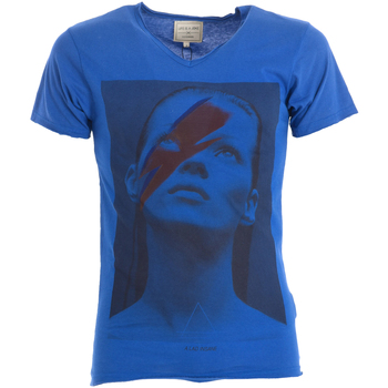tekstylia Męskie T-shirty z krótkim rękawem Eleven Paris 13S1LT001-AW13 Niebieski