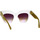 Zegarki & Biżuteria  Damskie okulary przeciwsłoneczne Linda Farrow Occhiali da Sole  Dunaway LFL 1049 C17 Biały