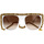 Zegarki & Biżuteria  Damskie okulary przeciwsłoneczne Linda Farrow Occhiali da Sole  Dakota LFL 1304 C3 con Catena Biały