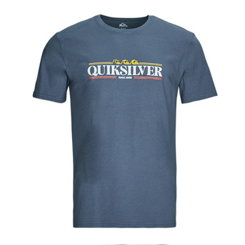 tekstylia Męskie T-shirty z krótkim rękawem Quiksilver GRADIENT LINE SS Niebieski