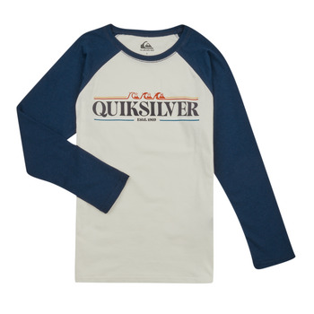 tekstylia Chłopiec T-shirty z długim rękawem Quiksilver RAGLAN LS Biały