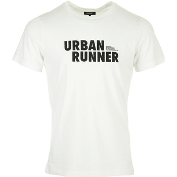 tekstylia Męskie T-shirty z krótkim rękawem Ron Dorff Urban Runner Tee Biały