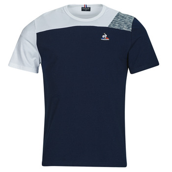 tekstylia Męskie T-shirty z krótkim rękawem Le Coq Sportif SAISON 1 TEE SS N°1 M Marine / Szary