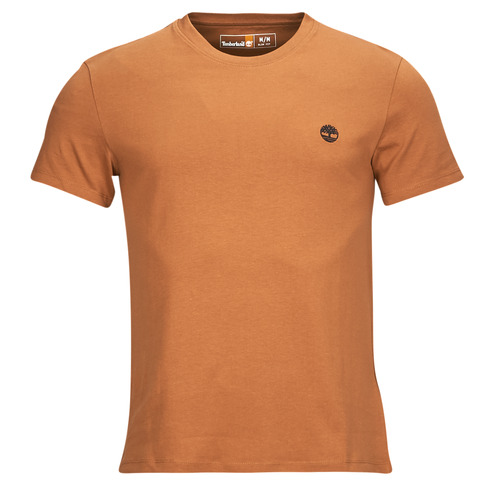 tekstylia Męskie T-shirty z krótkim rękawem Timberland Dunstan River Jersey Crew Tee Slim Brązowy