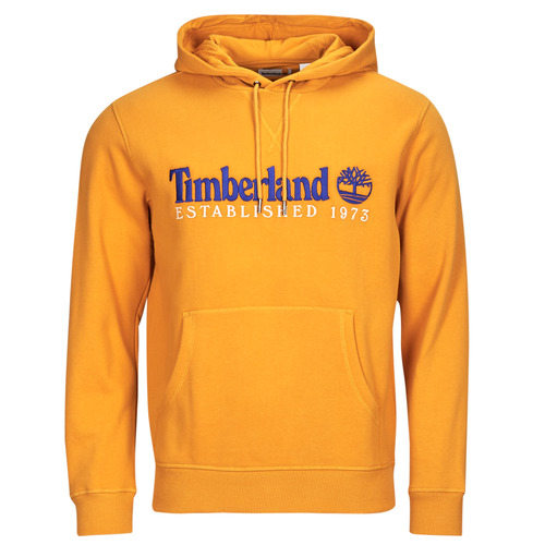 tekstylia Męskie Bluzy Timberland 50th Anniversary Est. 1973 Hoodie BB Sweatshirt Regular Żółty