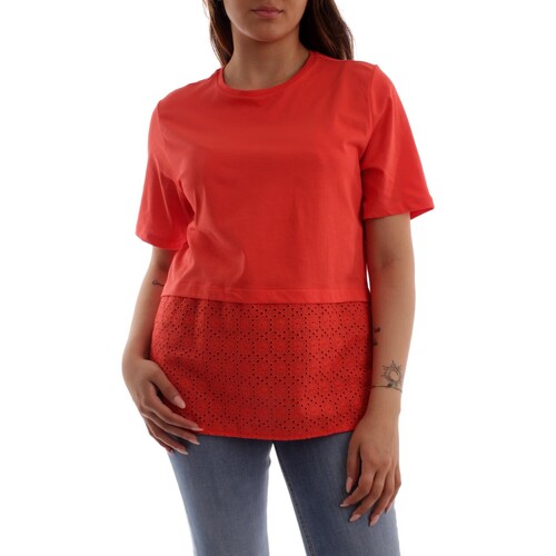 tekstylia Damskie T-shirty z krótkim rękawem Emme Marella RIARMO Czerwony