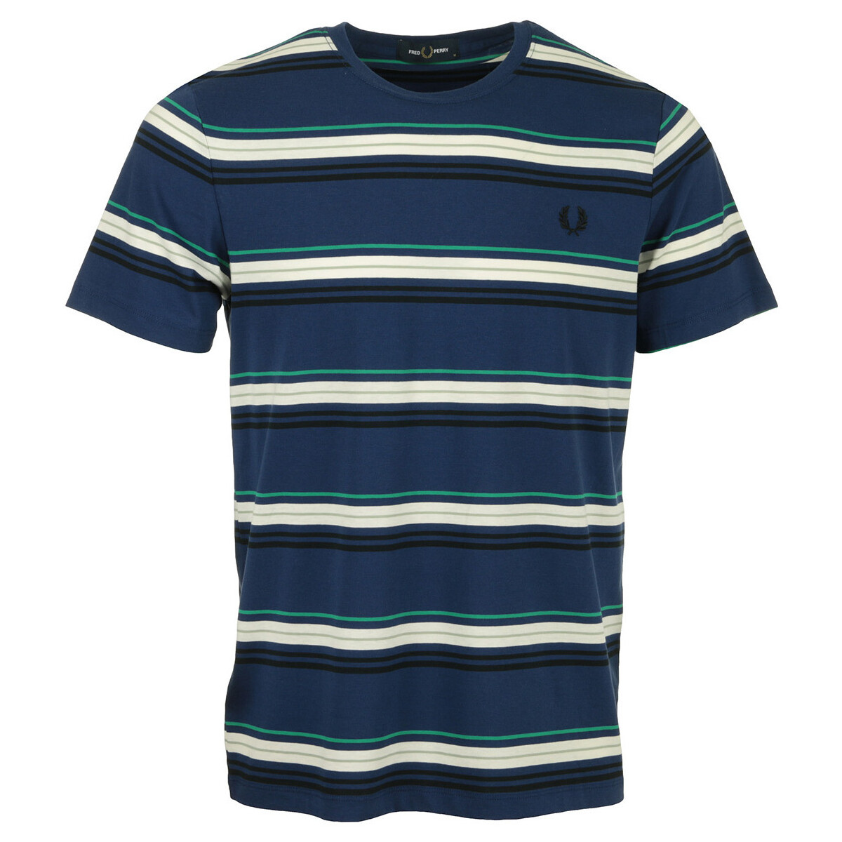 tekstylia Męskie T-shirty z krótkim rękawem Fred Perry Stripe Niebieski